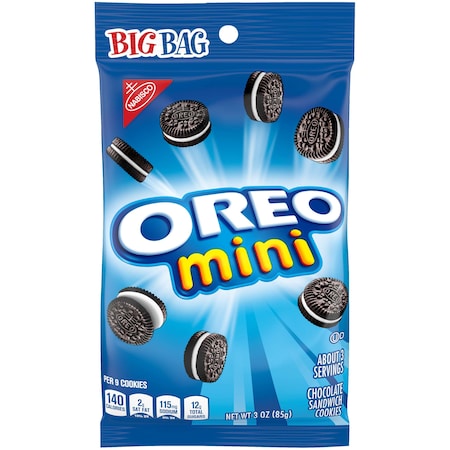 Oreo Oreo Big Bag Mini Cookie 3 oz. Bag, PK12 00680
